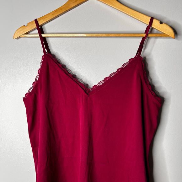 Abercrombie & Fitch Womens Lace Trim Satin Fairy Cami Size Small Dainty Feminine - Picture 6 of 7